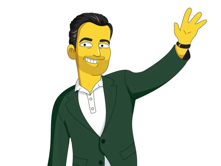 Full-body, in the cartoon style